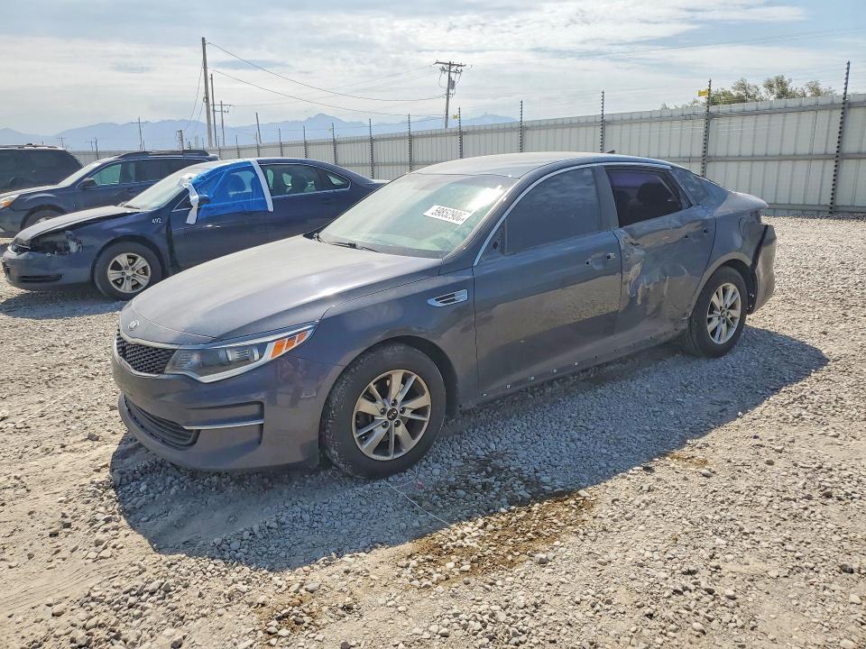 2017 Kia Optima VIN 5XXGT4L30HG168704 COPART salvage auction — SIDE, Ut - Salvage Certificate, sold $500 on 2026-07-24 (photo 1)