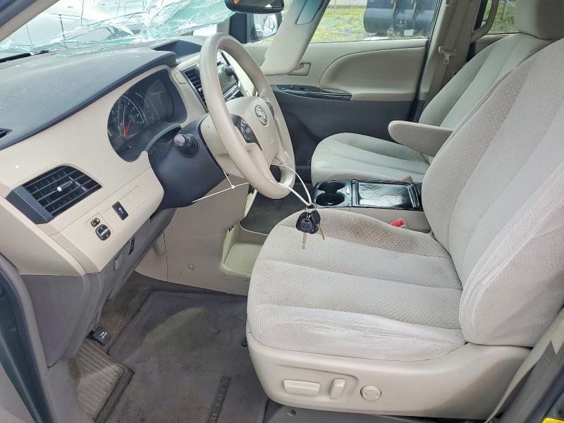2013 Toyota Sienna VIN 5TDKK3DCXDS306506 COPART salvage auction — ALL OVER, PA - CERTIFICATE OF SALVAGE, sold $1,700 on 2026-07-23 (photo 7)