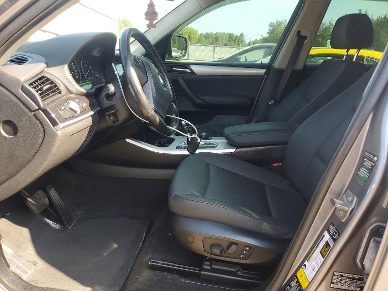 2013 BMW X3 VIN 5UXWX9C59D0A22975 COPART salvage auction — REJECTED REPAIR, On - Permit No Brand - Unfit, sold $275 on 2026-07-30 (photo 7)