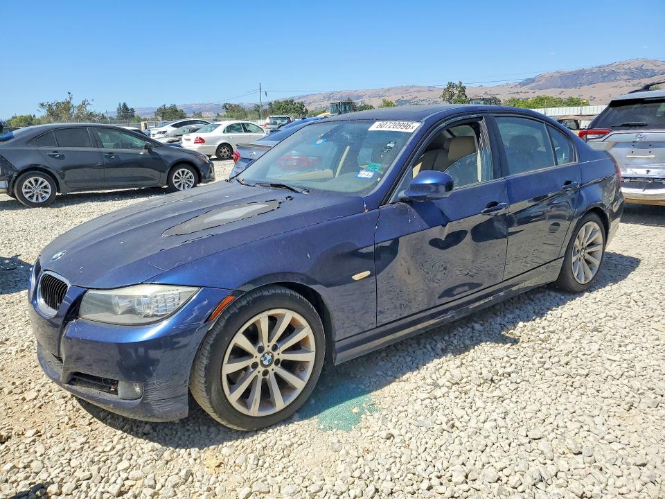 2011 BMW 3 series VIN WBAPH7C50BE679827 COPART salvage auction — MINOR DENT/SCRATCHES, Ca - Dis/Dlr/Exp Only Clean Title, sold $1,000 on 2026-07-28 (photo 1)