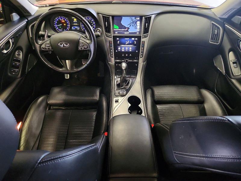 2017 Infiniti Q50 VIN JN1FV7AR0HM871909 COPART salvage auction — FRONT END, Wv - Certificate Of Title (P), sold $6,000 on 2026-07-24 (photo 8)