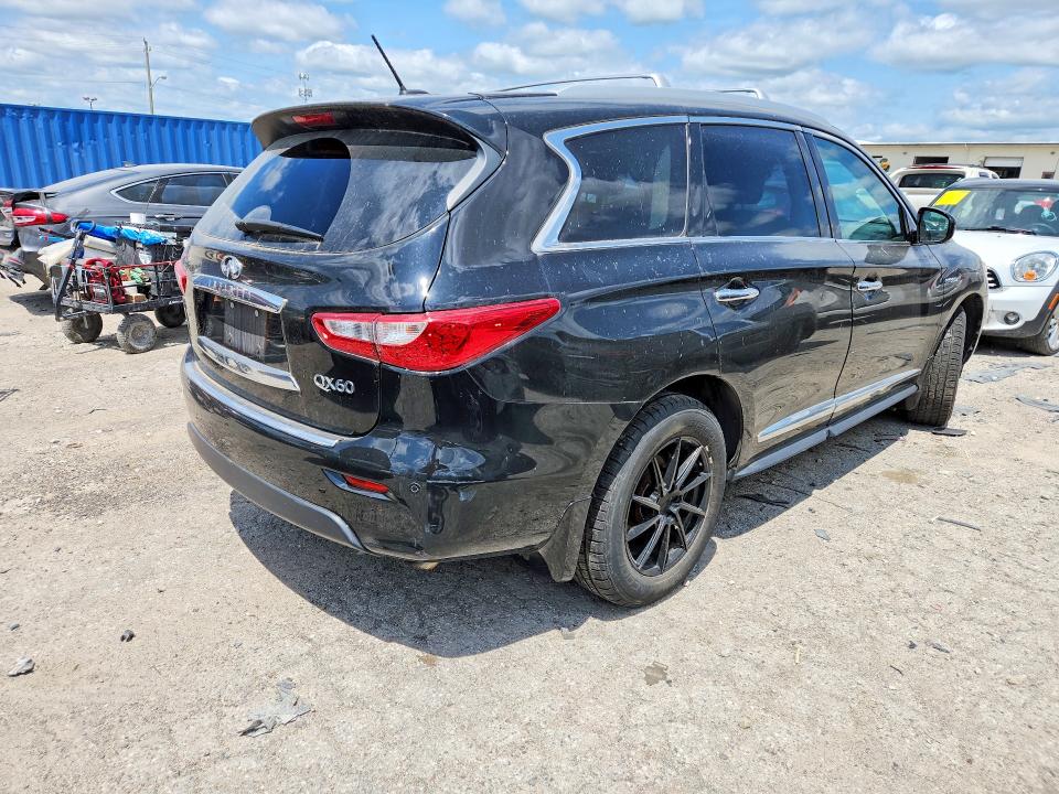 2014 Infi Qx60 VIN 5N1CL0MM0EC513381 COPART salvage auction — MECHANICAL, In - Certificate Of Title, sold $625 on 2026-07-31 (photo 3)