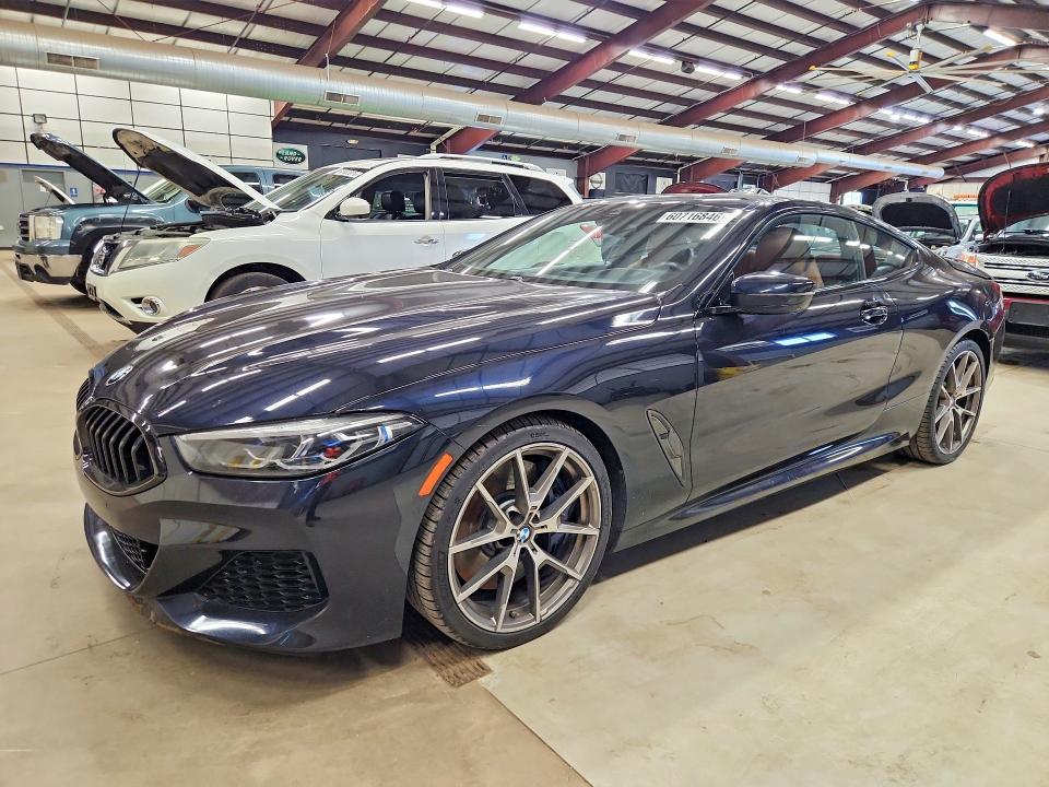 2021 BMW M8 VIN WBABC4C01MCF18917 COPART salvage auction — REAR END, CT - CERT OF TITLE-SALVAGE, sold $23,100 on 2026-08-20 (photo 1)