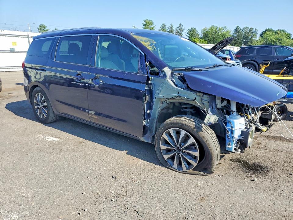 2018 Kia SEDONA VIN KNDMC5C17J6365218 COPART salvage auction — FRONT END, Pa - Certificate Of Salvage, sold $2,750 on 2026-07-31 (photo 4)