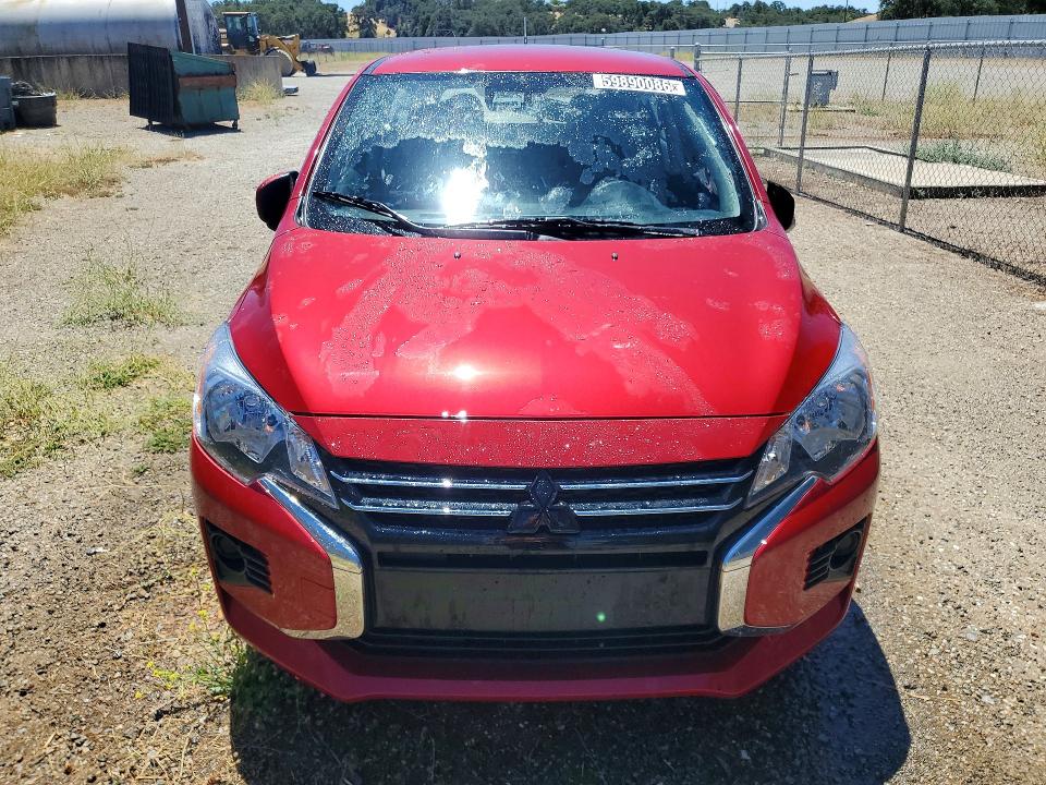 2024 Mitsubishi Mirage VIN ML32AUHJ4RH026905 COPART salvage auction — SIDE, FL - CERT OF TITLE SLVG REBUILDABLE (P), sold $2,200 on 2026-07-15 (photo 5)