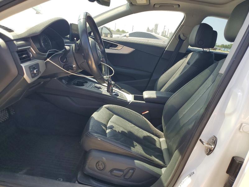 2017 Audi A4 VIN WAUANAF46HN055604 COPART salvage auction — FRONT END, Tx - Salvage Vehicle Title, sold $100 on 2026-07-30 (photo 7)