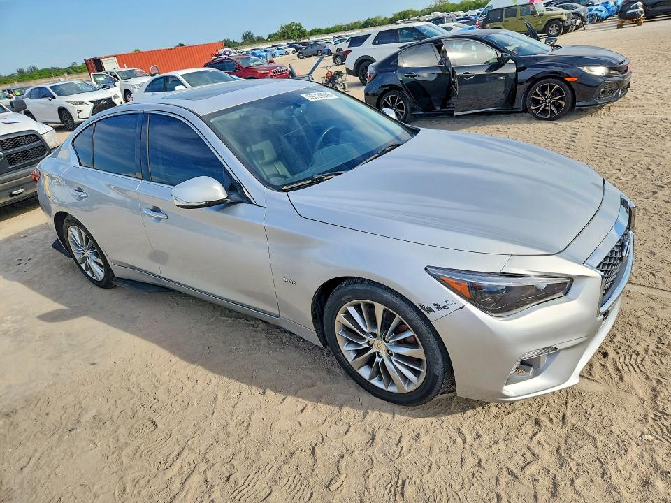 2018 Infiniti Q50 VIN JN1EV7AP5JM590642 COPART salvage auction — MECHANICAL, Fl - Certificate Of Title, sold $1,550 on 2026-07-08 (photo 4)