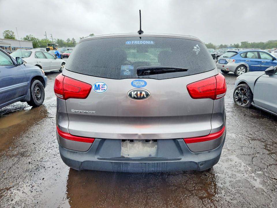 2014 Kia Sportage VIN KNDPBCAC8E7628017 COPART salvage auction — VANDALISM, Ct - Cert Of Title-Salvage, sold $1,475 on 2026-07-24 (photo 6)
