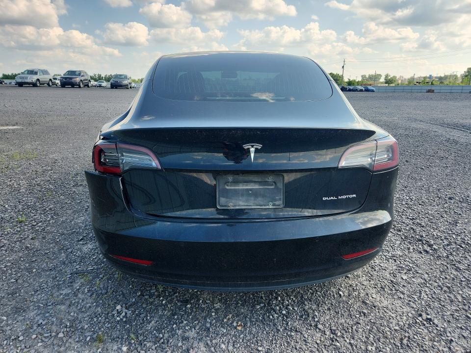 2019 Tesla Model 3 VIN 5YJ3E1EB0KF366074 COPART salvage auction — REAR END, On - Permit No Brand - Unfit, sold $3,000 on 2026-07-28 (photo 6)
