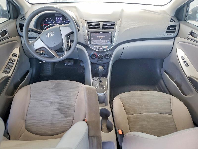 2016 Hyundai Accent VIN KMHCT4AE4GU065437 COPART salvage auction — MINOR DENT/SCRATCHES, Ct - Clean Title, sold $700 on 2026-07-16 (photo 8)