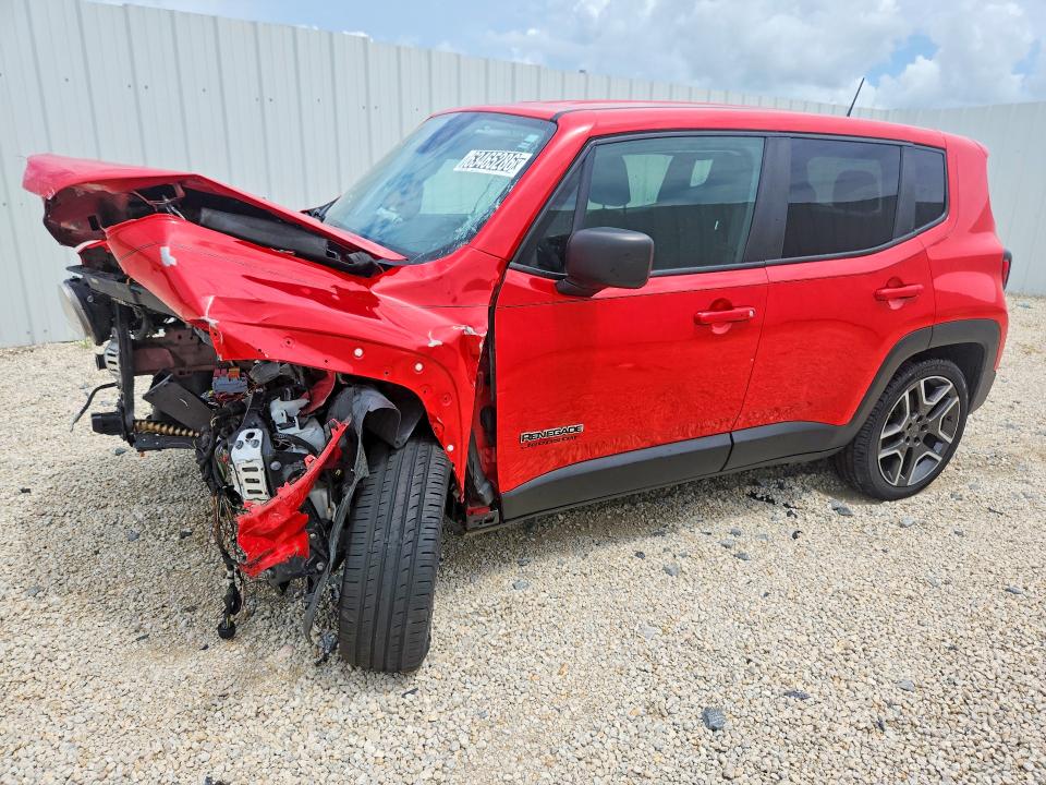 2021 Jeep Renegade VIN ZACNJCAB7MPM16029 COPART salvage auction — FRONT END, FL - CERTIFICATE OF DESTRUCTION, sold $375 on 2026-08-21 (photo 1)