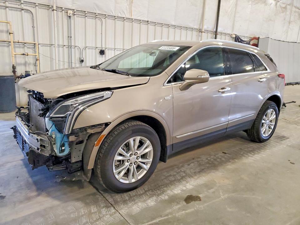 2023 Cadillac Xt5 VIN 1GYKNBR44PZ127667 COPART salvage auction — FRONT END, Mn - Cert Of Title-Salvage, sold $8,600 on 2026-08-24 (photo 1)