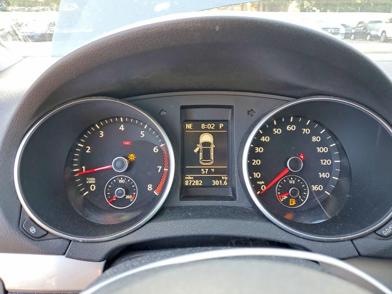2012 Volkswagen Golf VIN WVWDB7AJ8CW196928 COPART salvage auction — FRONT END, Salvage Title, sold $1,100 on 2026-07-17 (photo 9)