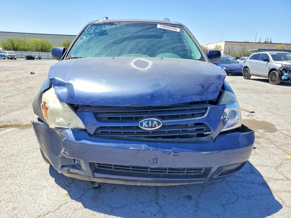 2009 Kia SEDONA VIN KNDMB233X96278573 COPART salvage auction — FRONT END, Nv - Salvage Title, sold $375 on 2026-07-30 (photo 5)