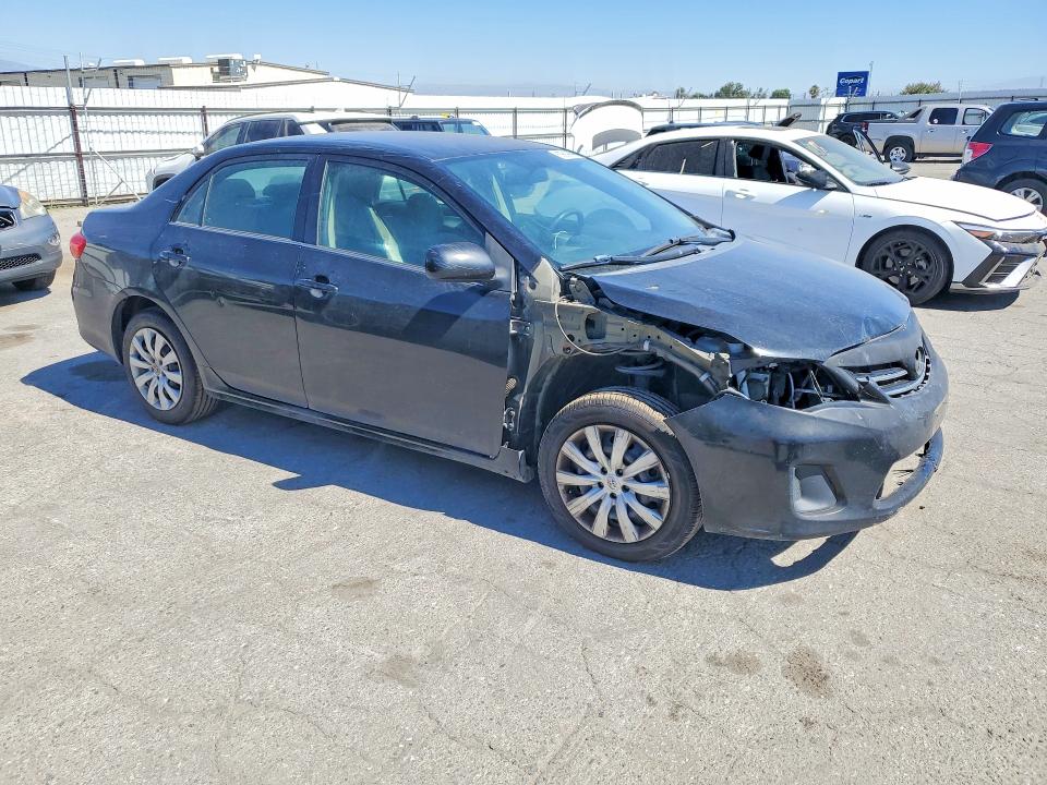 2013 Toyota Corolla VIN 5YFBU4EE9DP122280 COPART salvage auction — FRONT END, Ca - Salvage Certificate, sold $975 on 2026-07-17 (photo 4)