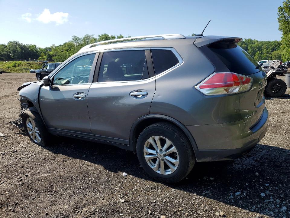 2016 Nissan Rogue VIN KNMAT2MV5GP657357 COPART salvage auction — FRONT END, Ny - Mv-907A Salvage Certificate, sold $475 on 2026-07-16 (photo 2)