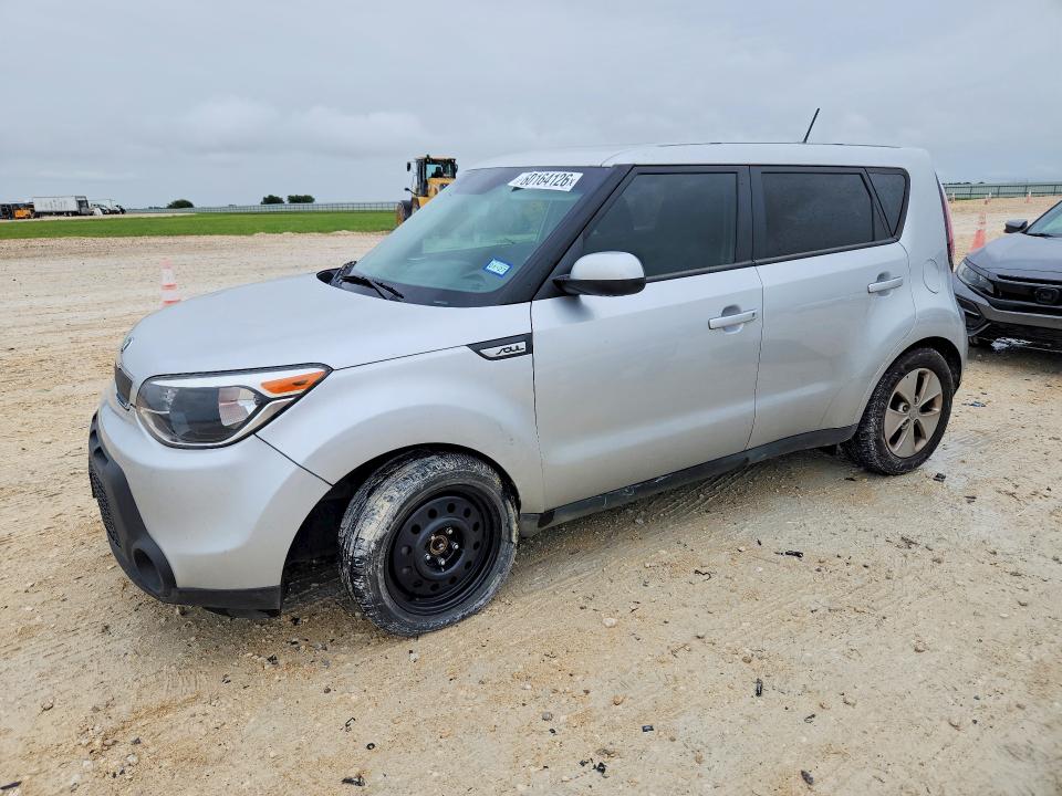 2016 Kia Soul VIN KNDJN2A22G7829784 COPART salvage auction — UNDERCARRIAGE, Tx - Salvage Vehicle Title, sold $70 on 2026-07-23 (photo 1)