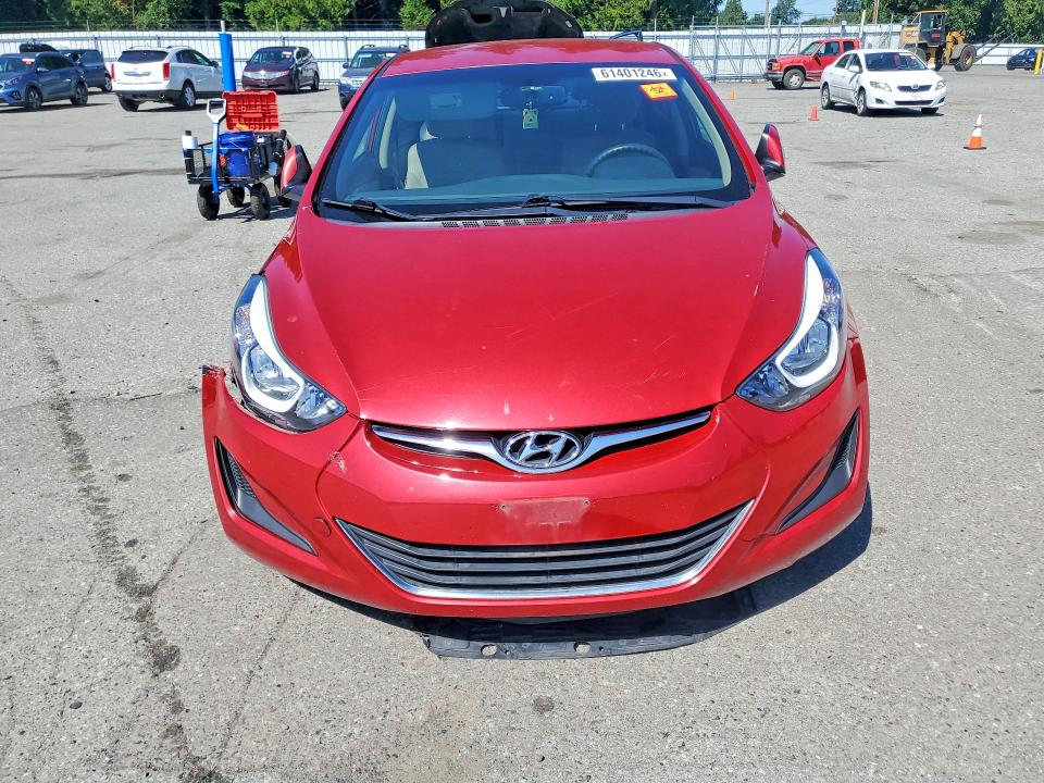 2016 Hyundai Elantra VIN KMHDH4AE1GU526566 COPART salvage auction — FRONT END, Wa - Bill Of Sale, sold $450 on 2026-07-27 (photo 5)