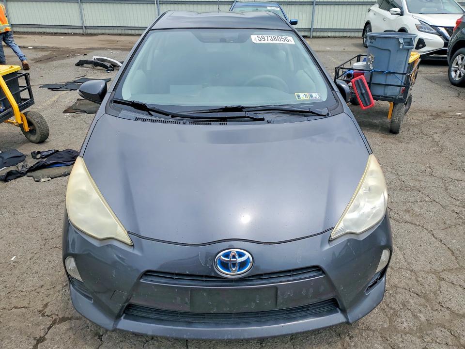 2013 Toyota Prius c VIN JTDKDTB32D1545137 COPART salvage auction — REAR END, PA - CERTIFICATE OF SALVAGE, sold $175 on 2026-07-21 (photo 5)