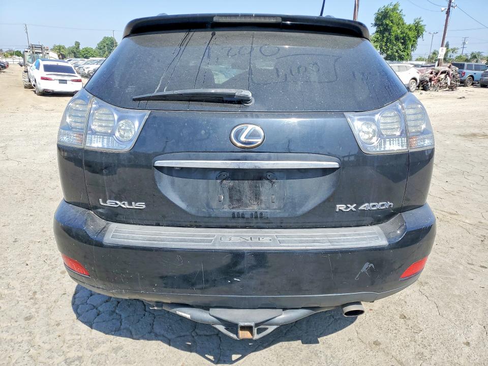 2008 Lexus Rx 400h VIN JTJHW31U782863167 COPART salvage auction — FRONT END, Ca - Salvage Certificate, sold $775 on 2026-07-30 (photo 6)