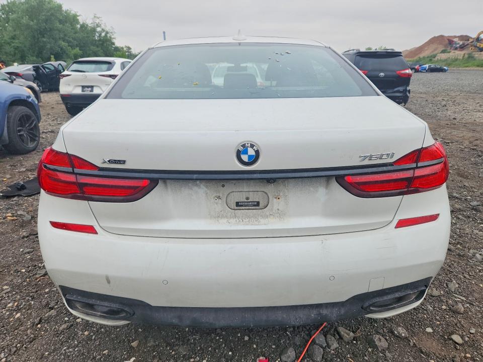 2019 BMW 7er VIN WBA7F2C55KB240004 COPART salvage auction — MECHANICAL, Ny - Mv-907A Salvage Certificate, sold $7,100 on 2026-08-06 (photo 6)