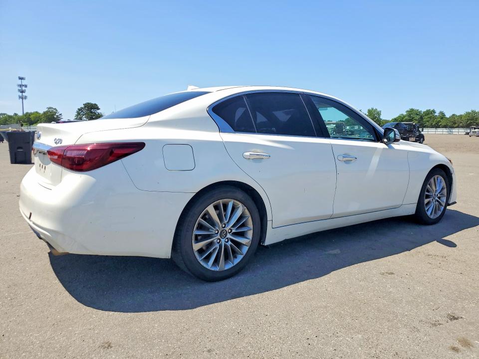 2020 Infiniti Q50 VIN JN1EV7AP9LM206736 COPART salvage auction — WATER/FLOOD, NY - MV907A-FLOOD SALVAGE, sold $1,000 on 2026-07-27 (photo 3)