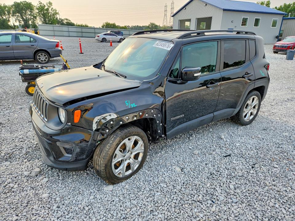 2022 Jeep Renegade VIN ZACNJDD13NPN51938 COPART salvage auction — FRONT END, Oh - Cert Of Title-Salvage, sold $3,600 on 2026-08-14 (photo 1)