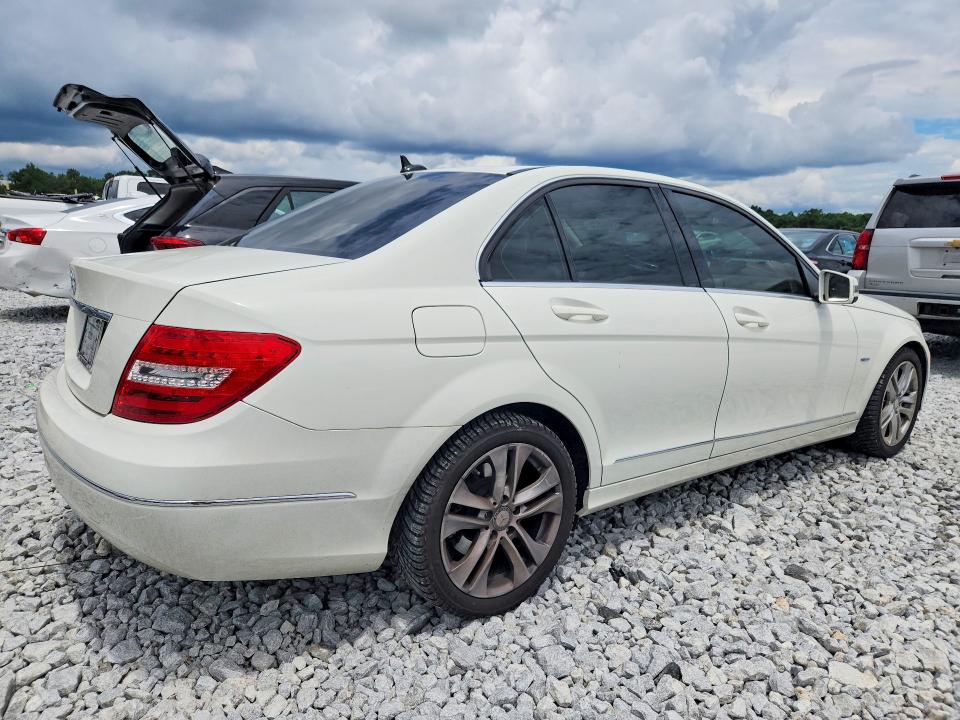 2012 Mercedes-benz C-klasse VIN WDDGF4HB5CR237910 COPART salvage auction — SIDE, Ga - Cert Of Title-Salvage, sold $1,200 on 2026-08-06 (photo 3)