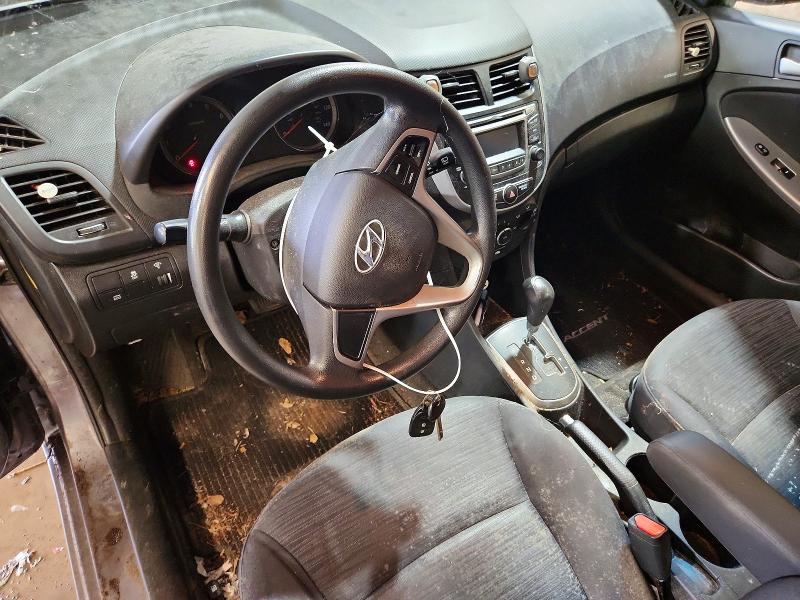 2015 Hyundai Accent VIN KMHCT5AE9FU220861 COPART salvage auction — MECHANICAL, Pa - Cert Of Title, sold $175 on 2026-07-23 (photo 8)