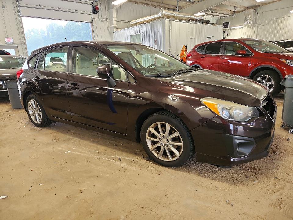2013 Subaru Impreza VIN JF1GPAC66D2888883 COPART salvage auction — ALL OVER, MN - CERT OF TITLE-PRIOR SALVAGE, sold $225 on 2026-07-28 (photo 4)