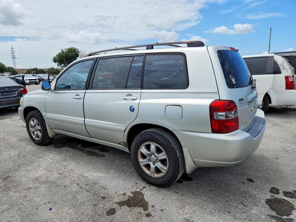2006 Toyota Highlander VIN JTEGP21A260096294 COPART salvage auction — MINOR DENT/SCRATCHES, FL - CERTIFICATE OF TITLE, sold $1,500 on 2026-07-21 (photo 2)