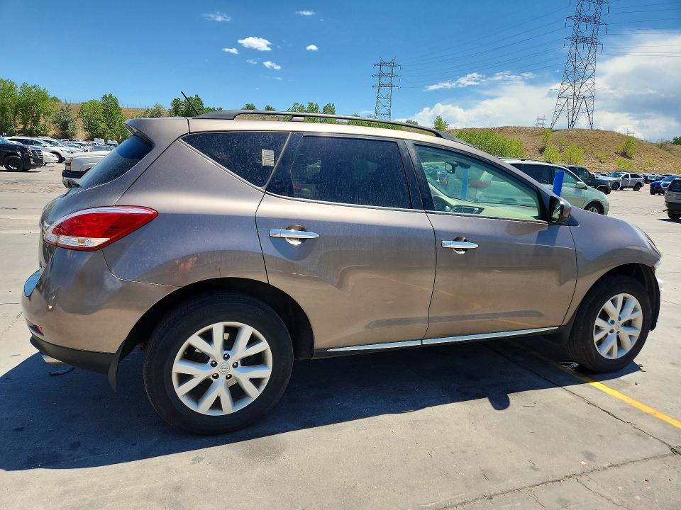 2011 Nissan Murano VIN JN8AZ1MW5BW181616 COPART salvage auction — FRONT END, CO - PUBLIC - SALVAGE TITLE, sold $275 on 2026-07-29 (photo 3)