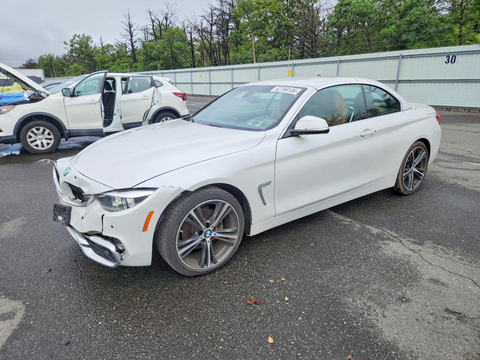 2018 BMW 4er VIN WBA4Z1C50JEC73464 COPART salvage auction — FRONT END, Ny - Mv-907A Salvage Certificate, sold $5,800 on 2026-08-07 (photo 1)
