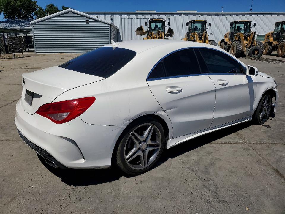 2014 Mercedes-benz Cla-klasse VIN WDDSJ4EB6EN109375 COPART salvage auction — FRONT END, Ca - Salvage Certificate, sold $1,300 on 2026-07-27 (photo 3)