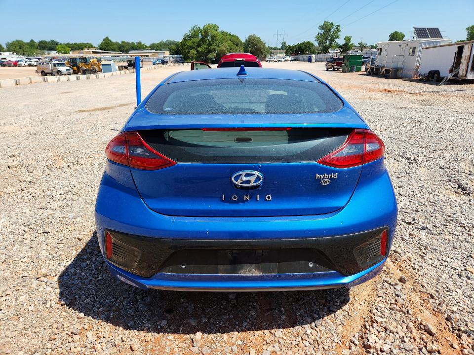 2017 Hyundai Ioniq VIN KMHC05LC5HU026688 COPART salvage auction — FRONT END, Ok - Certificate Of Title, sold $1,100 on 2026-07-28 (photo 6)