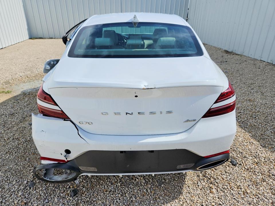 2025 Genesis G70 VIN KMTG34SC3SU153893 COPART salvage auction — SIDE, Fl - Certificate Of Destruction, sold $7,000 on 2026-08-18 (photo 6)