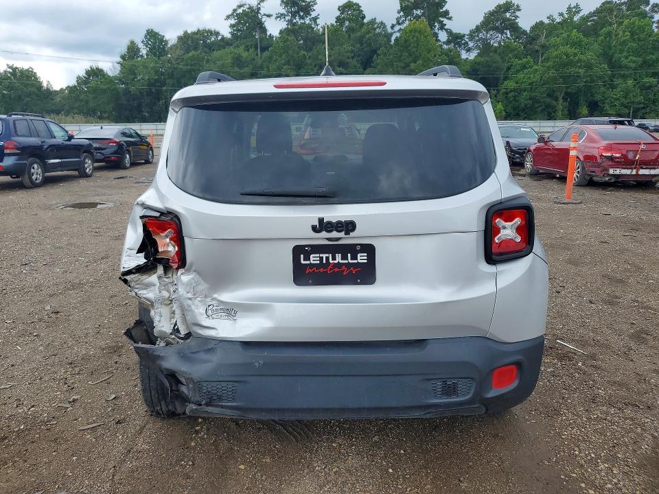 2017 Jeep Renegade VIN ZACCJABBXHPG16177 COPART salvage auction — REAR END, La - Cert Of Title-Salvage, sold $1,450 on 2026-08-07 (photo 6)