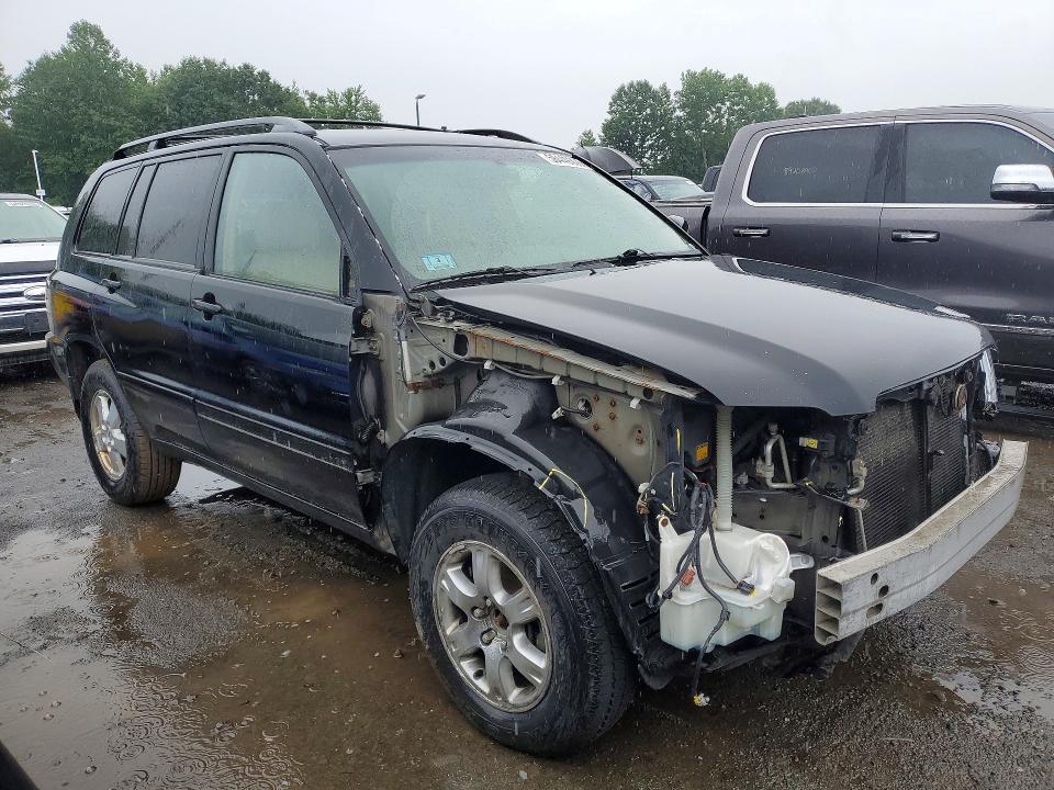 2004 Toyota Highlander VIN JTEEP21A340065303 COPART salvage auction — FRONT END, Ma - Cert Of Title-Salvage, sold $525 on 2026-07-09 (photo 4)