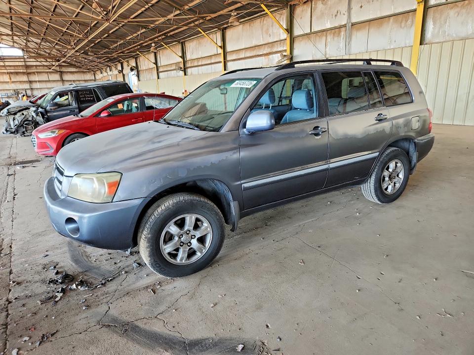 2005 Toyota Highlander VIN JTEDP21A050061464 COPART salvage auction — MINOR DENT/SCRATCHES, Az - Certificate Of Title, sold $2,000 on 2026-07-20 (photo 1)