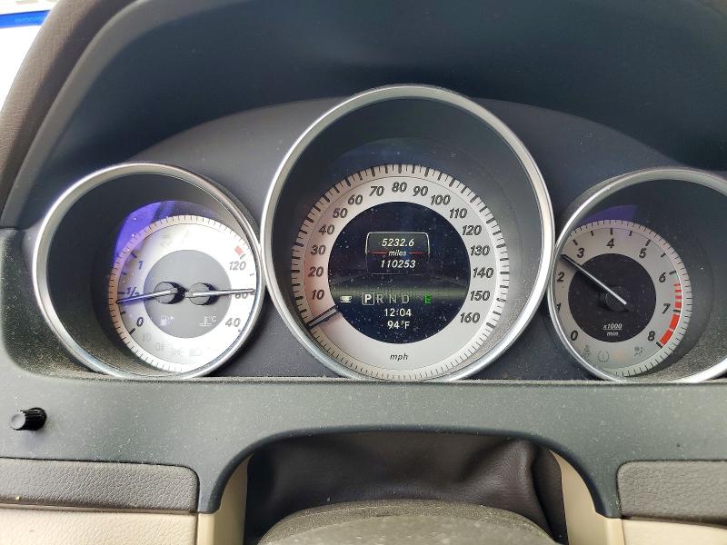 2013 Mercedes-benz C-klasse VIN WDDGF4HB4DG095496 COPART salvage auction — MECHANICAL, Tx - Certificate Of Title, sold $500 on 2026-08-06 (photo 9)