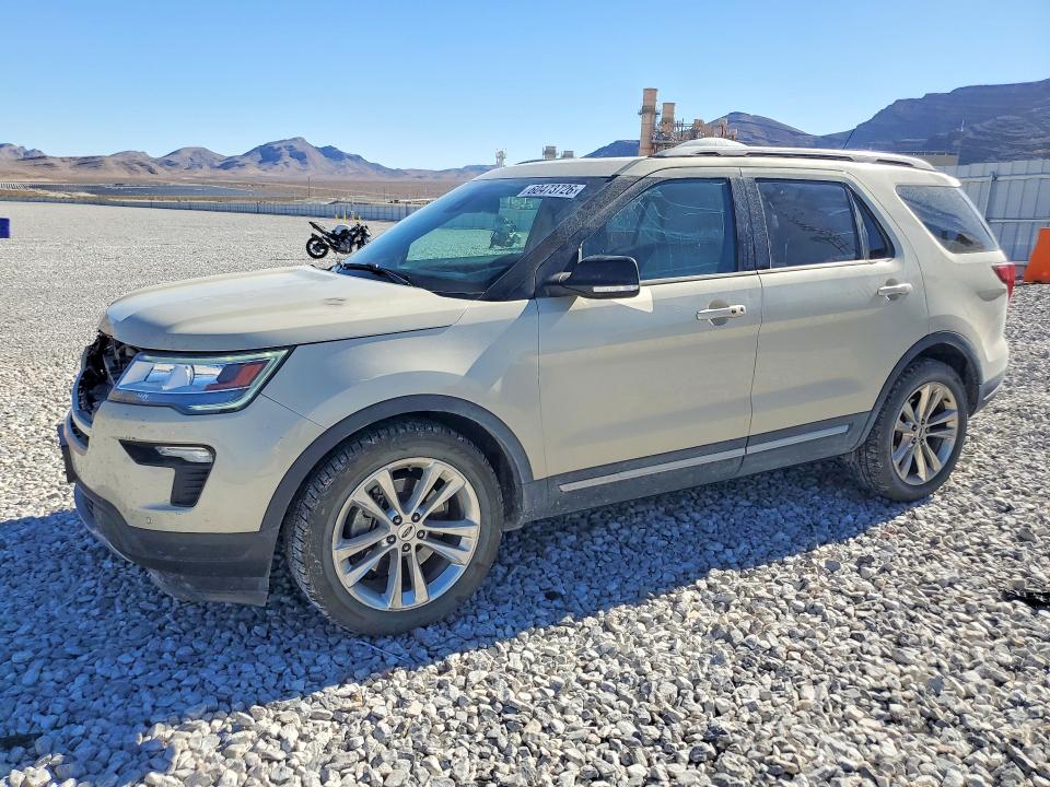 2018 Ford Explorer VIN 1FM5K7D84JGB09350 COPART salvage auction — FRONT END, Salvage Title, sold $3,150 on 2026-07-29 (photo 1)