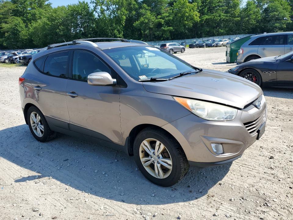 2013 Hyundai Tucson VIN KM8JUCAC0DU677434 COPART salvage auction — MECHANICAL, Ma - Certificate Of Title, sold $1,450 on 2026-07-30 (photo 4)