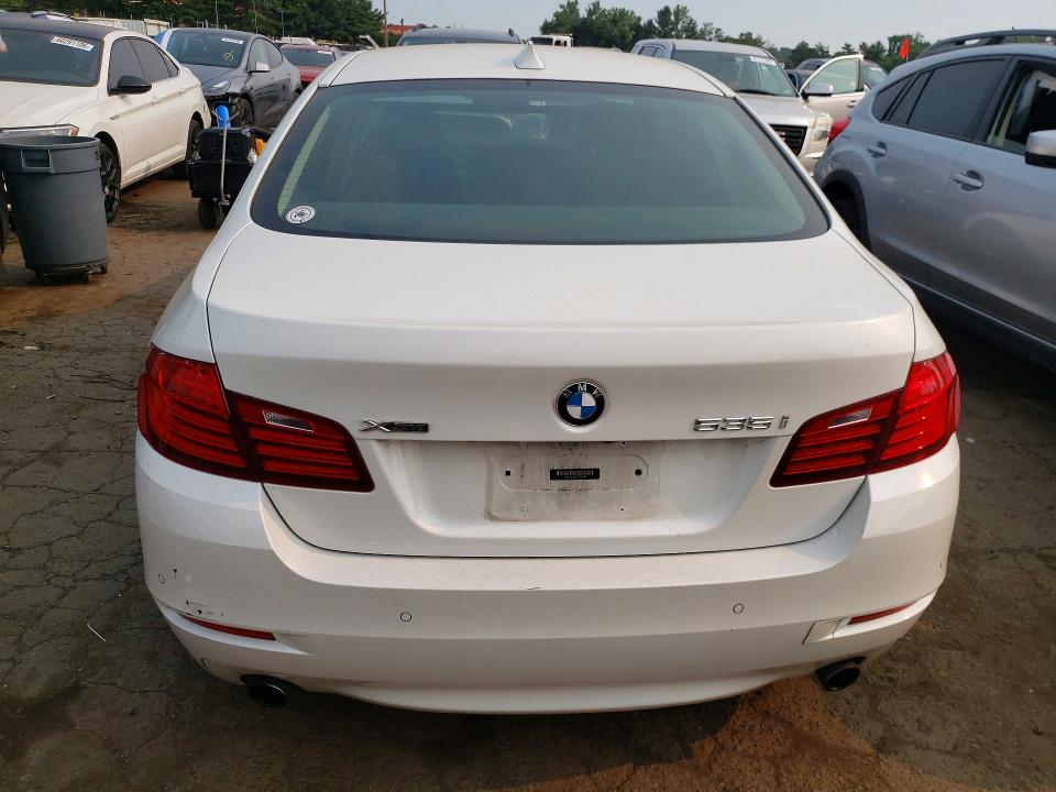 2014 BMW 5 series VIN WBA5B3C56ED533850 COPART salvage auction — FRONT END, CT - CERTIFICATE OF TITLE, sold $700 on 2026-07-28 (photo 6)