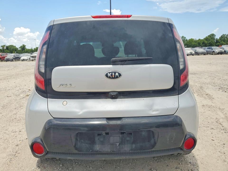 2016 Kia Soul VIN KNDJP3A59G7846446 COPART salvage auction — NORMAL WEAR, TX - BONDED TITLE - CLEAN, sold $1,950 on 2026-07-21 (photo 6)