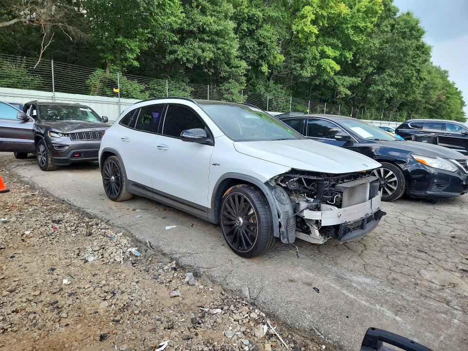 2022 Mercedes-benz Gla-klasse amg VIN W1N4N5BBXNJ405002 COPART salvage auction — FRONT END, Ga - Cert Of Title-Salvage, sold $5,000 on 2026-07-21 (photo 4)