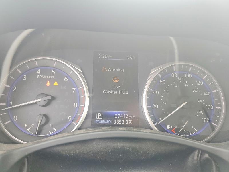 2018 Infiniti Q60 VIN JN1EV7EL6JM392353 COPART salvage auction — REAR END, NY - MV-907A SALVAGE CERTIFICATE, sold $2,400 on 2026-07-28 (photo 9)
