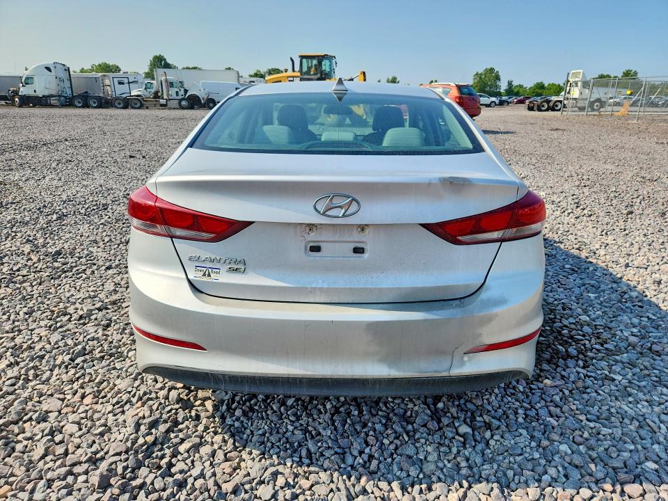 2017 Hyundai Elantra VIN KMHD74LFXHU113930 COPART salvage auction — FRONT END, In - Certificate Of Title, sold $500 on 2026-07-28 (photo 6)