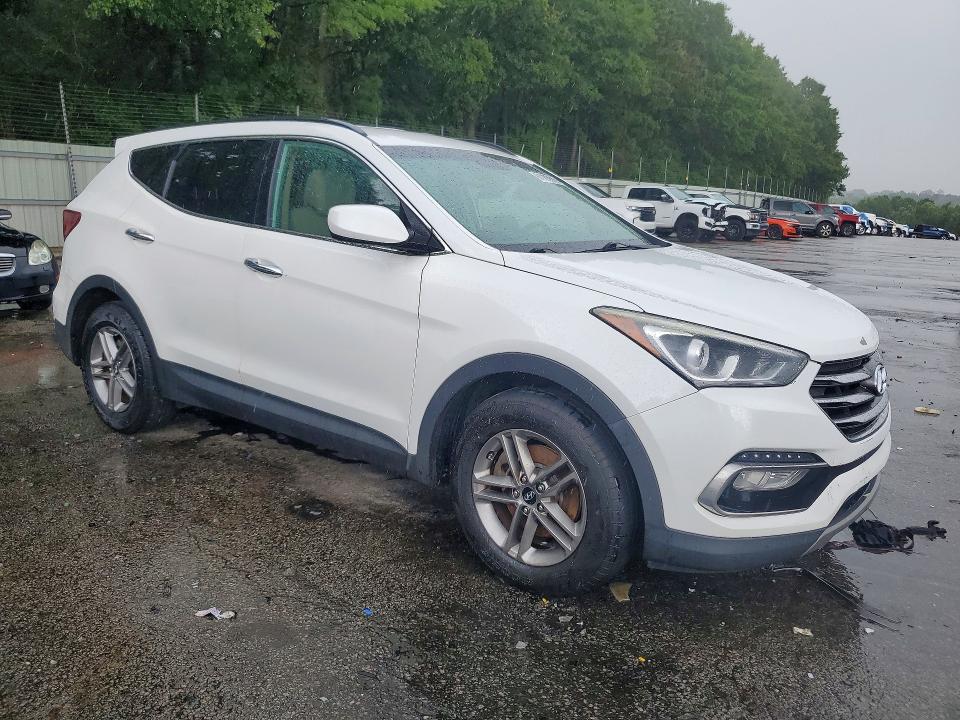 2017 Hyundai Santa fe VIN 5XYZU3LB5HG390593 COPART salvage auction — MECHANICAL, Ga - Certificate Of Title, sold $300 on 2026-07-17 (photo 4)