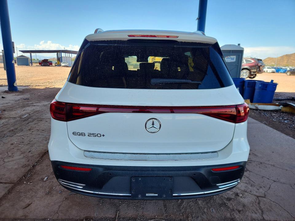 2024 Mercedes-benz Eqb VIN W1N9M0CB0RN095516 COPART salvage auction — MINOR DENT/SCRATCHES, Az - Certificate Of Title, sold $12,300 on 2026-07-28 (photo 6)