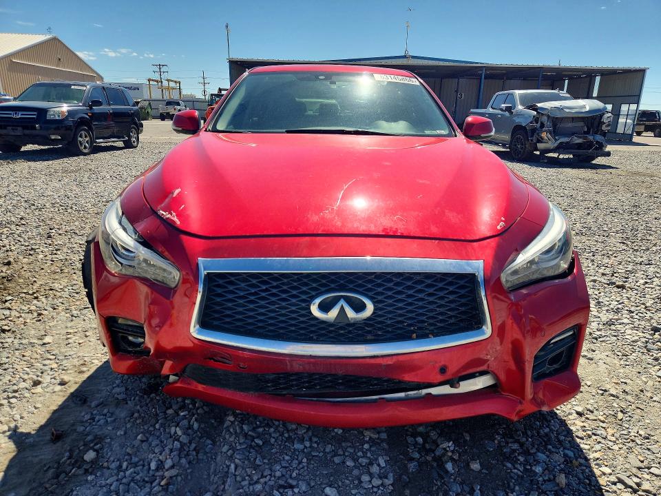 2017 Infiniti Q50 VIN JN1FV7AR8HM871284 COPART salvage auction — FRONT END, Co - Public - Salvage Title, sold $8,100 on 2026-08-13 (photo 5)